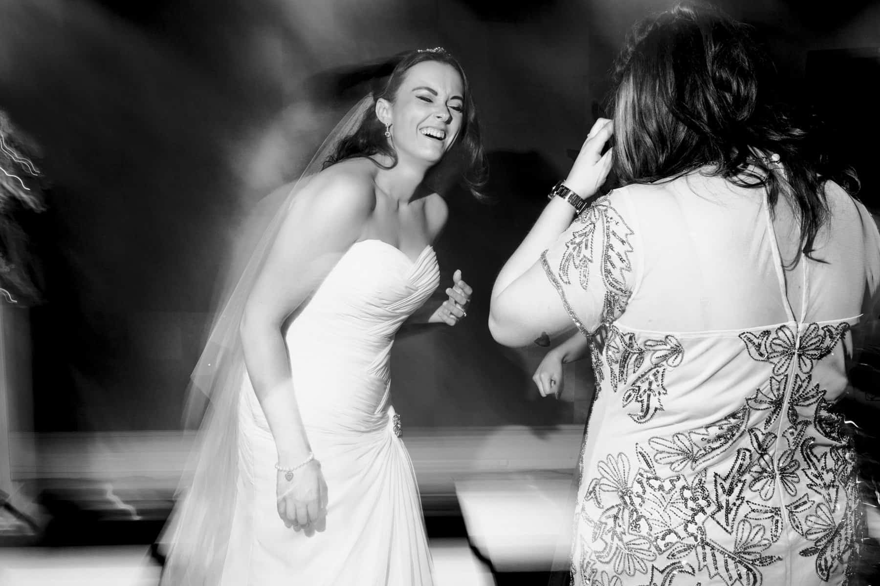 bride enjoying the dancing