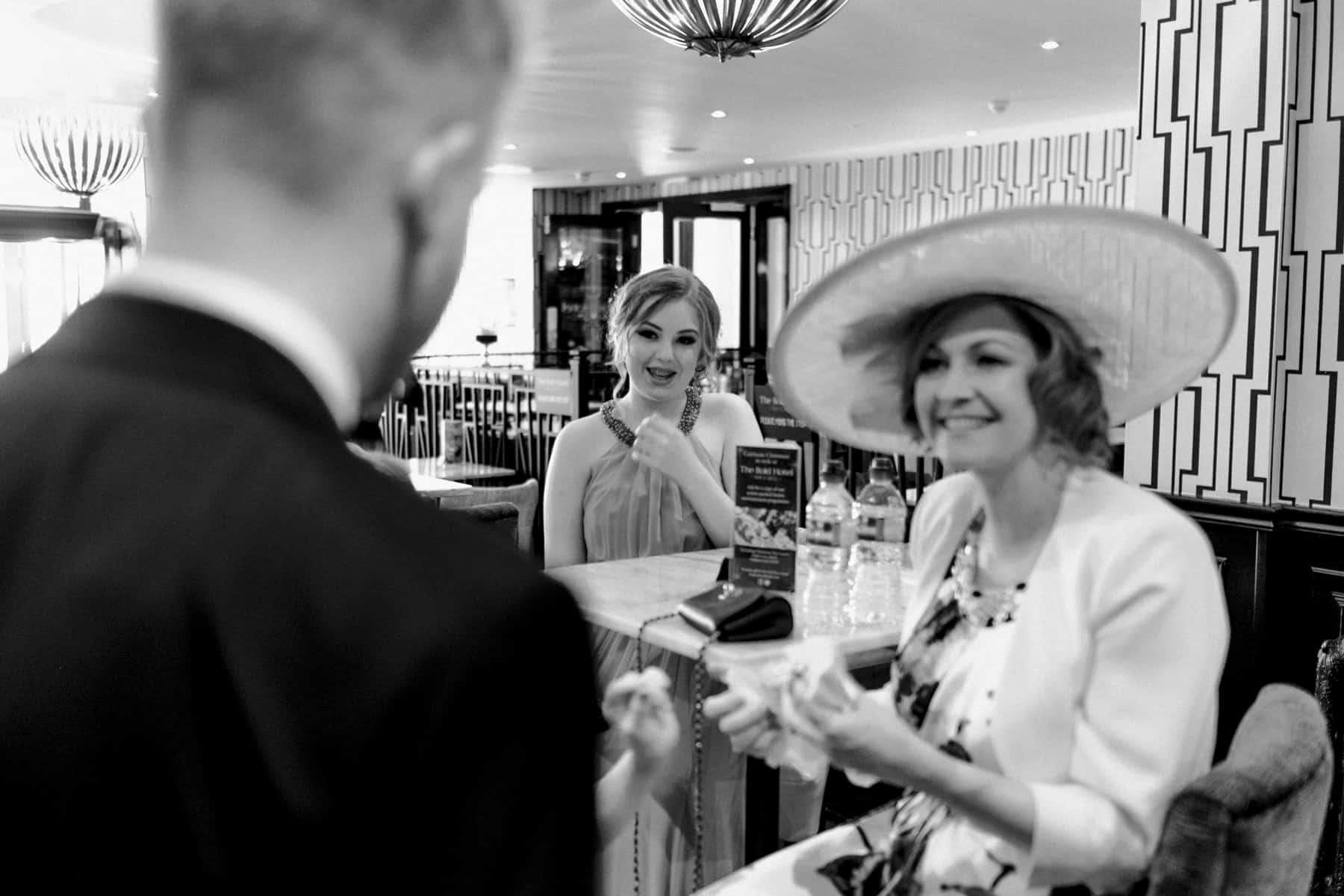 Groom and his mum