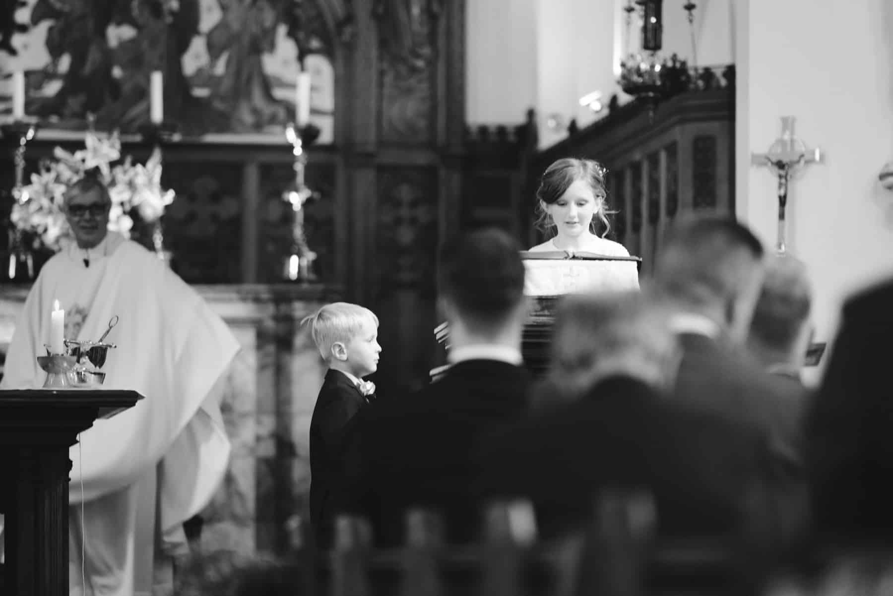 a reading in the church