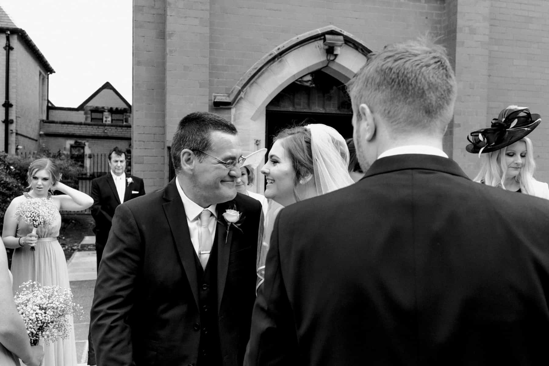 outside the church