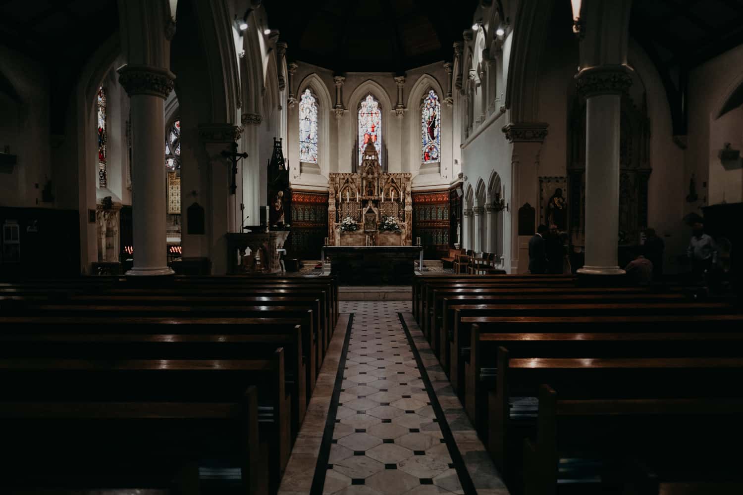 inside the church
