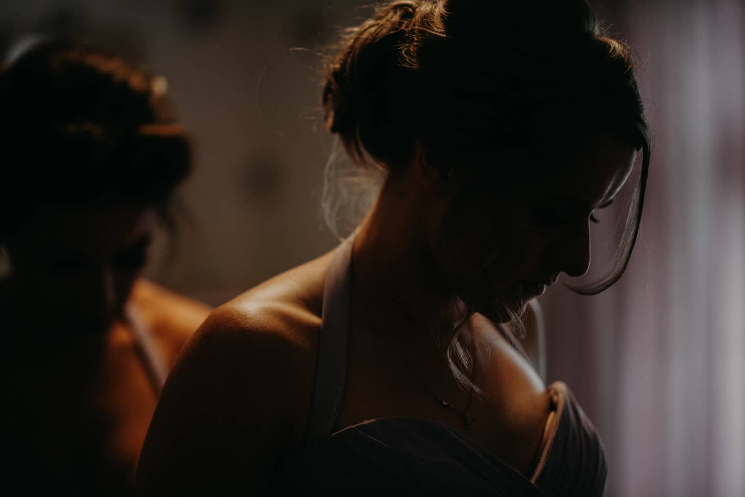 final toiches for the bride