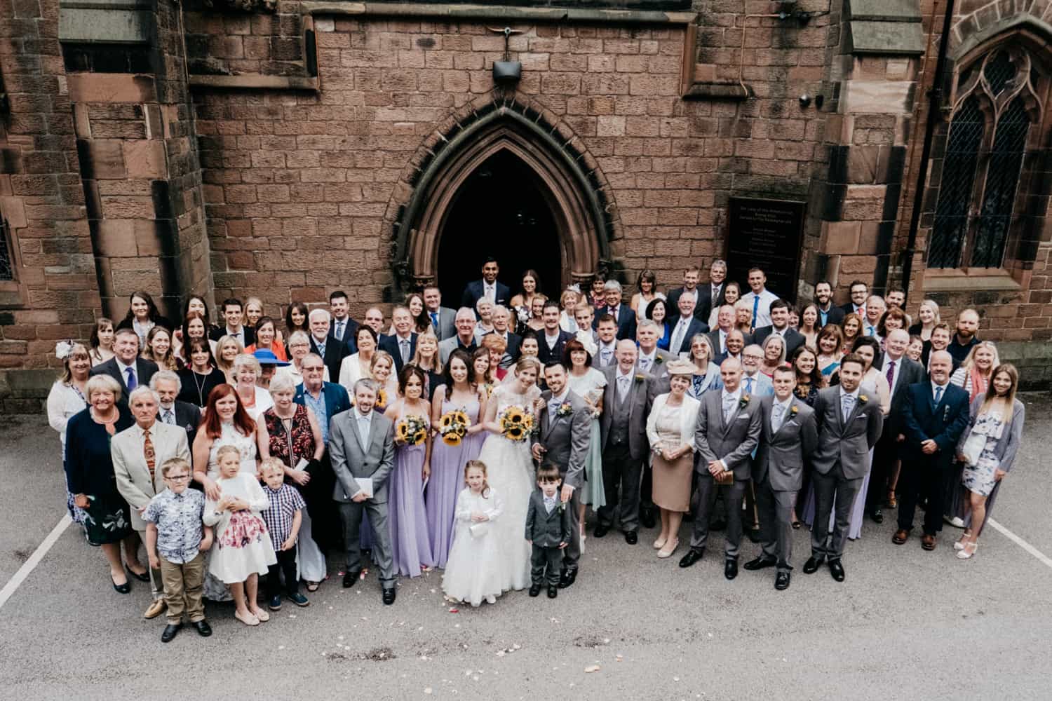 all the wedding guests