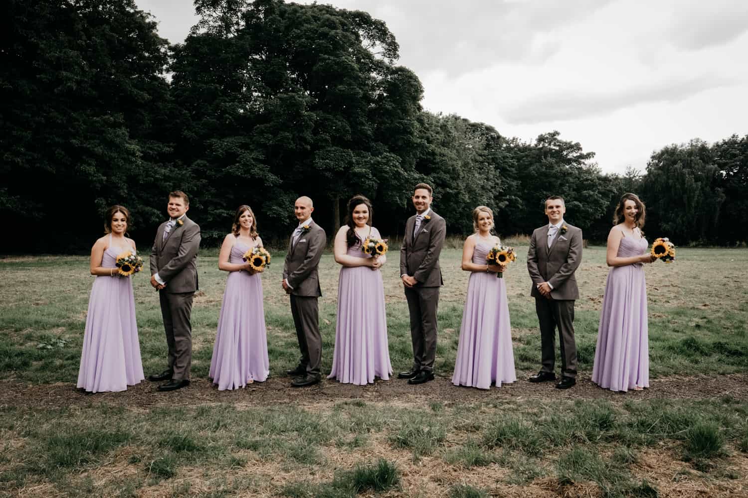 bridal party portrait